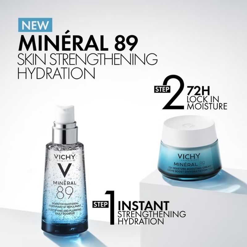 Vichy Minéral 89 72Hr Hyaluronic Acid and Squalane Moisture Boosting Cream 50ml