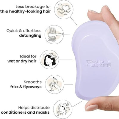 TANGLE TEEZER	The Original Detangling Hairbrush for Wet & Dry Hair Lilac