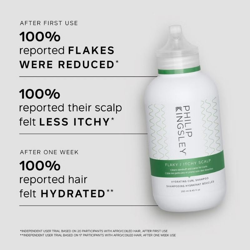 Philip Kingsley Flaky/Itchy Scalp Hydrating Curl Anti-Dandruff Shampoo 250ml
