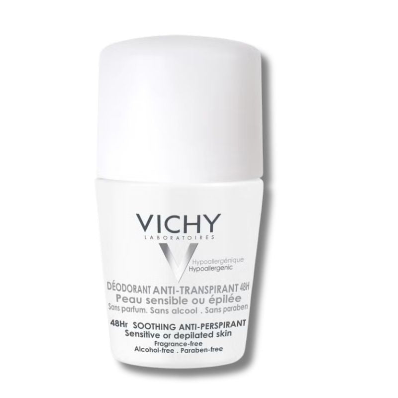 VICHY Deodorant 48Hour Sensitive Skin Anti-Perspirant Roll On 50ml