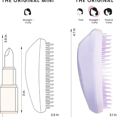 TANGLE TEEZER	The Original Detangling Hairbrush for Wet & Dry Hair Lilac