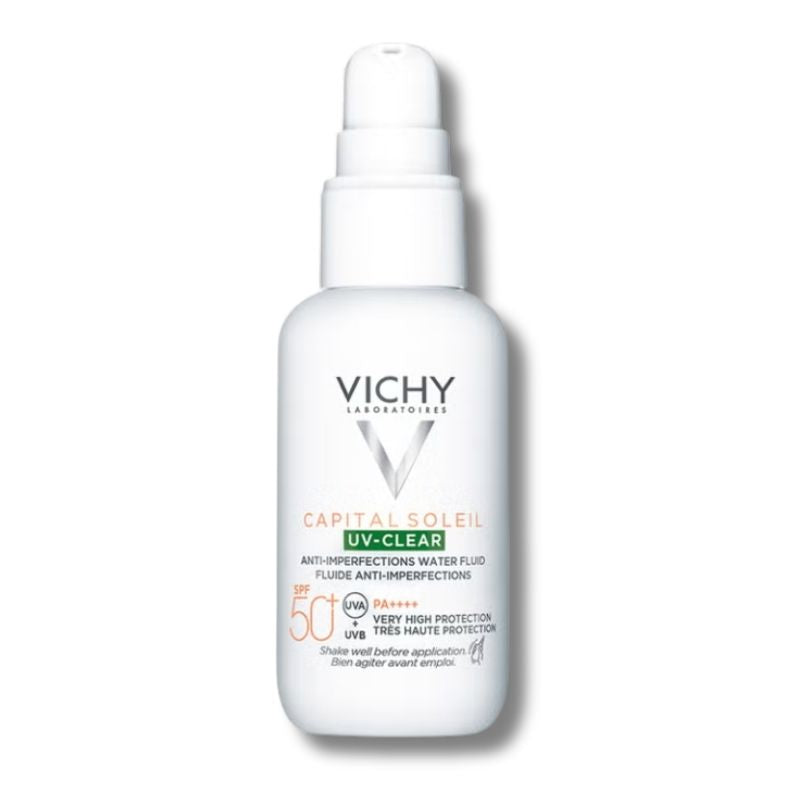 Vichy Capital Soleil UV-Clear Daily Sun Protection SPF50+ with Salicylic Acid for Blemish-Prone Skin 40ml