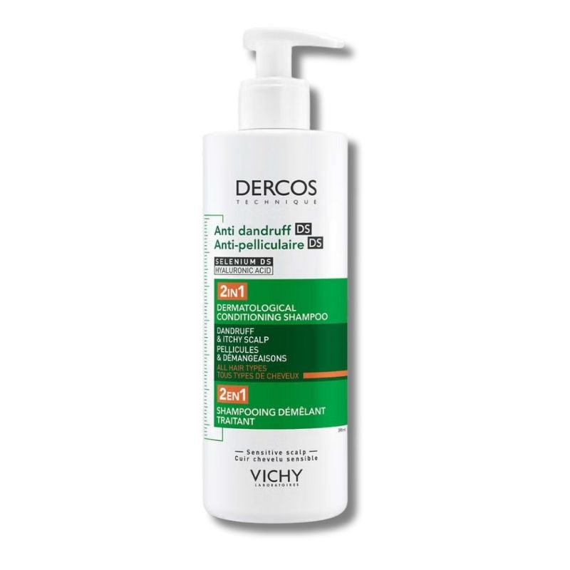 Vichy Dercos Anti-Dandruff 2in1 Dermatological Conditioning Shampoo 390ml