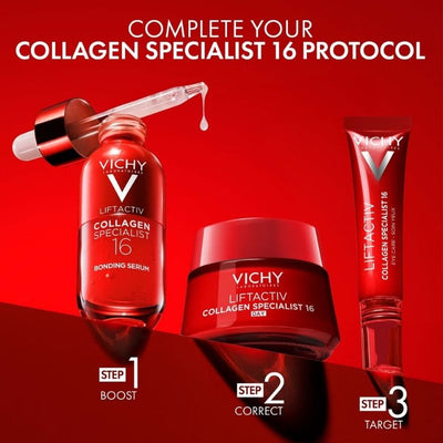 VICHY Liftactiv Collagen Specialist Peptide and Vitamin C Moisturiser 50ml