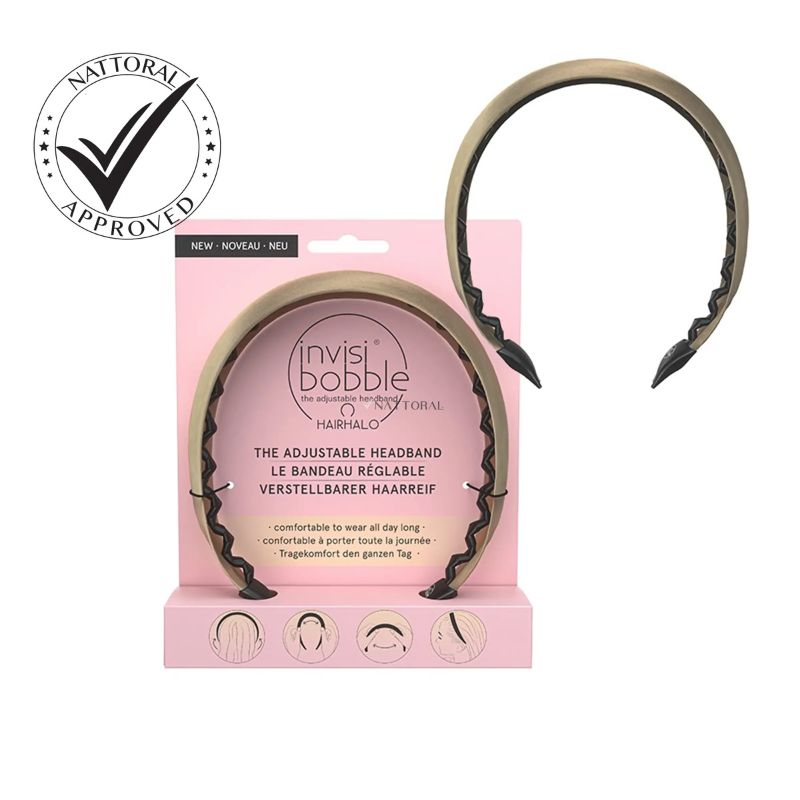 INVISIBOBBLE  HAIRHALO Adjustable Headband - Gold