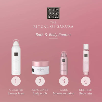 RITUALS The Ritual of Sakura Cherry Blossom & Rice Milk Foaming Body Wash 200ml