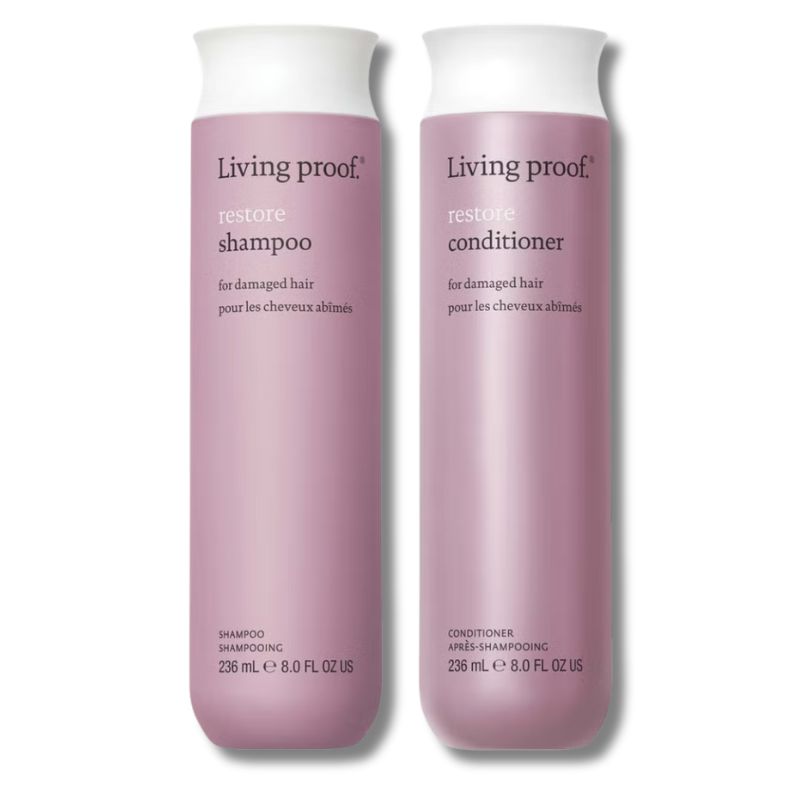 Living Proof Restore Shampoo and Condtioner Bundle for Damage Repair, Strengthening and Shine