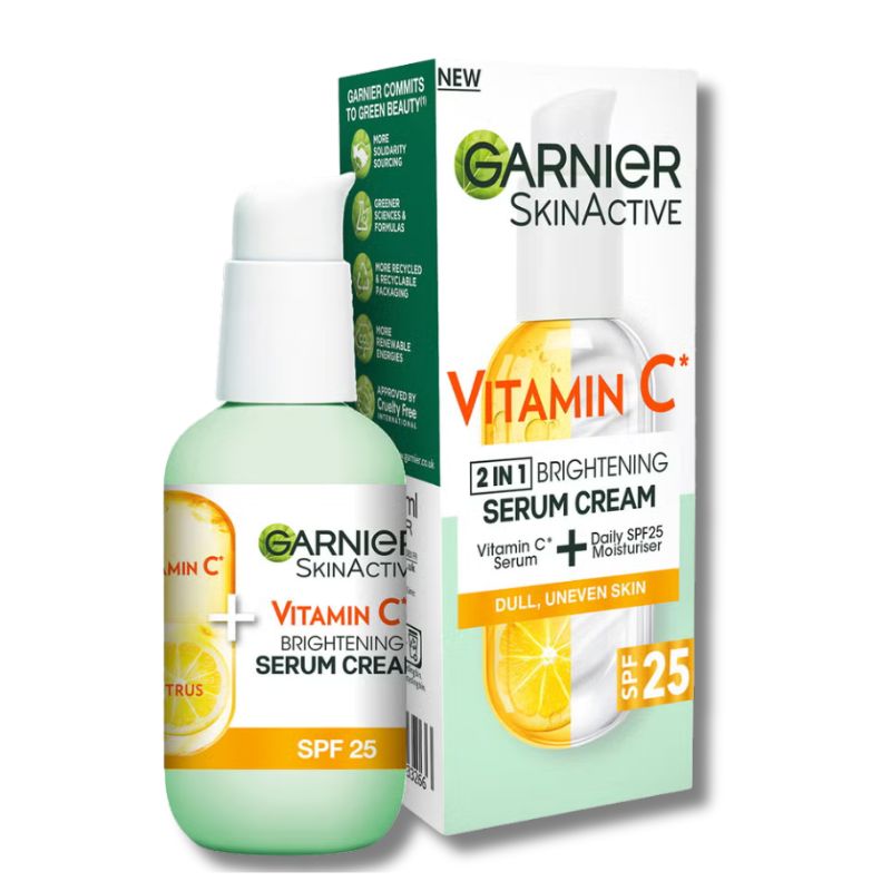 Garnier Vitamin C Serum Cream with 20% Vitamin C and SPF25 50ml