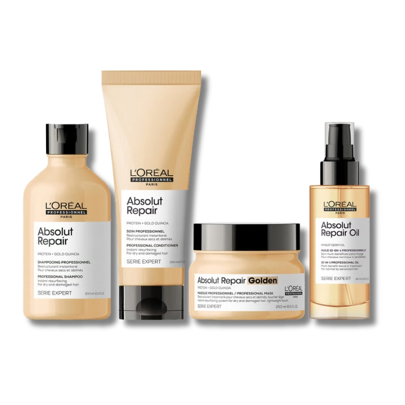 L'Oréal Professionnel Absolut Repair Hydrating Bundle Set with Shampoo ...