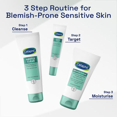 Cetaphil Gentle Clear Blemish Control 3-Step Routine Kit (Worth £46.50)