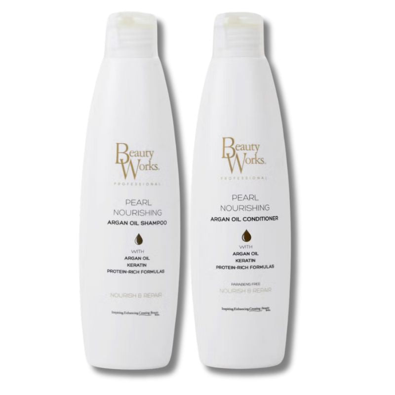 Beauty Works Pearl Nourishing Shampoo and Conditioner Bundle 250ml