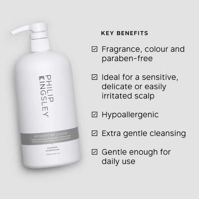 Philip Kingsley No Scent No Colour Shampoo 1000ml (Worth £96.00)