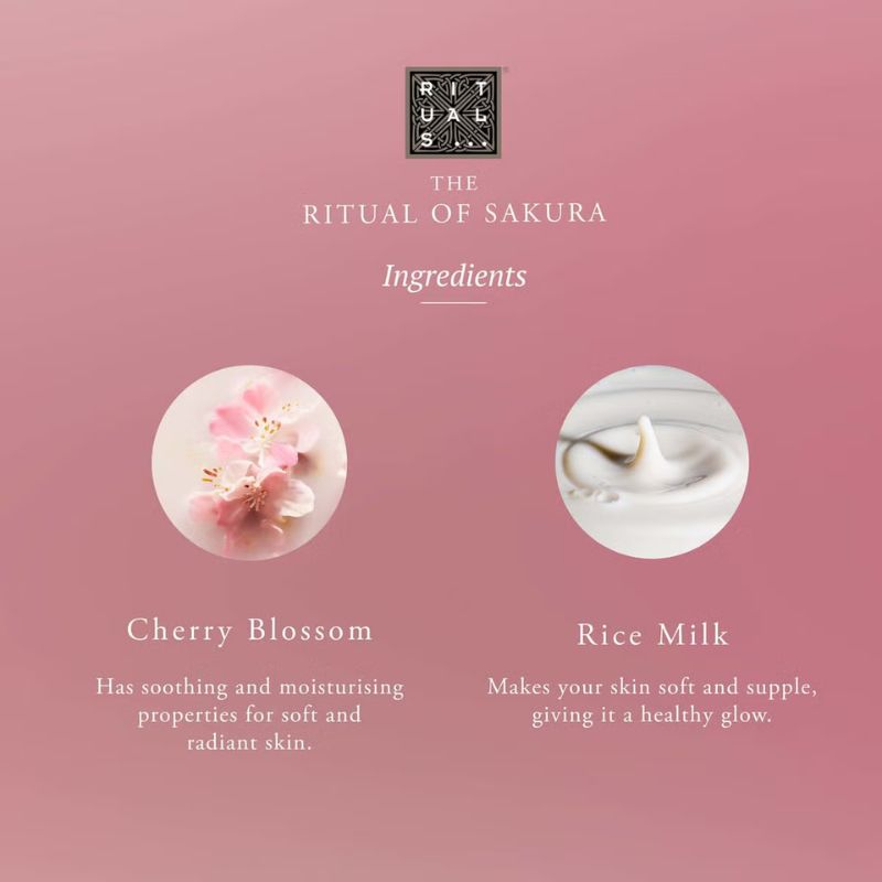 RITUALS The Ritual of Sakura Cherry Blossom & Rice Milk Foaming Body Wash 200ml