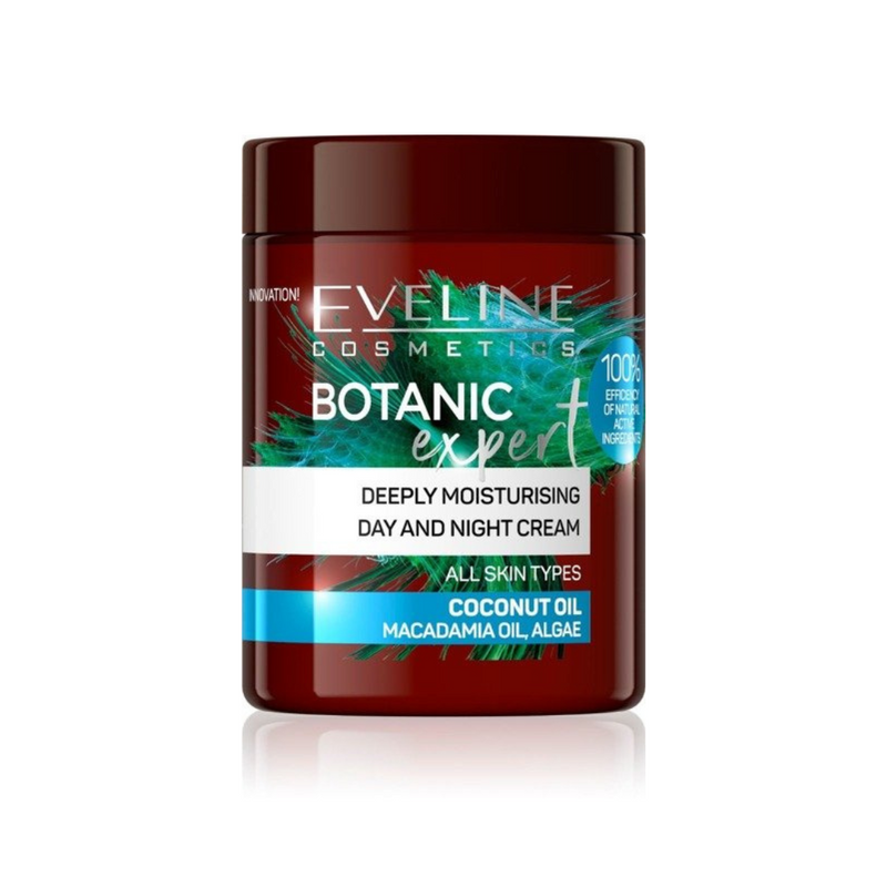EVELINE Cosmetics Botanic Expert Deeply Moisturising Day And Night Cream Coconut Oil 100ml