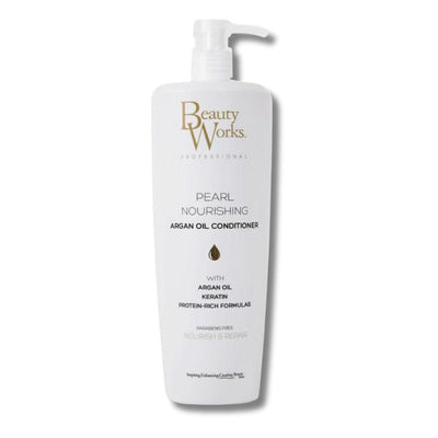 Beauty Works Pearl Nourishing Argan Oil Conditioner 1 Litre - Beaut Flo