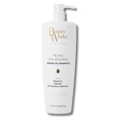 Beauty Works Pearl Nourishing Argan Oil Shampoo 1 Litre - Beaut Flo