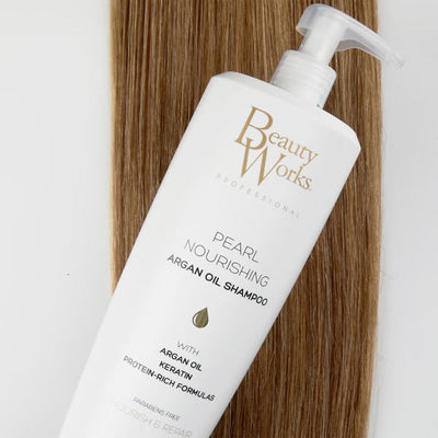 Beauty Works Pearl Nourishing Argan Oil Shampoo 1 Litre - Beaut Flo
