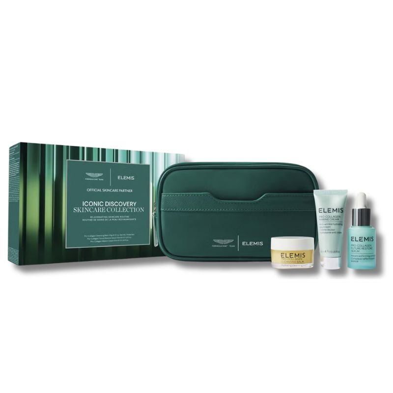 ELEMIS x Aston Martin Aramco Formula One ™ Team Iconic Discovery Skincare Collection (Worth £122) - Beaut Flo