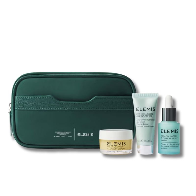 ELEMIS x Aston Martin Aramco Formula One ™ Team Iconic Discovery Skincare Collection (Worth £122) - Beaut Flo