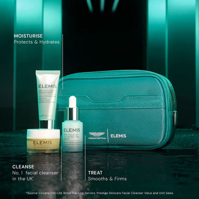 ELEMIS x Aston Martin Aramco Formula One ™ Team Iconic Discovery Skincare Collection (Worth £122) - Beaut Flo