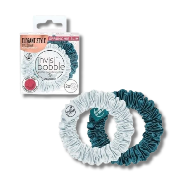 Invisibobble Sprunchie Slim Duo Cool As Ice