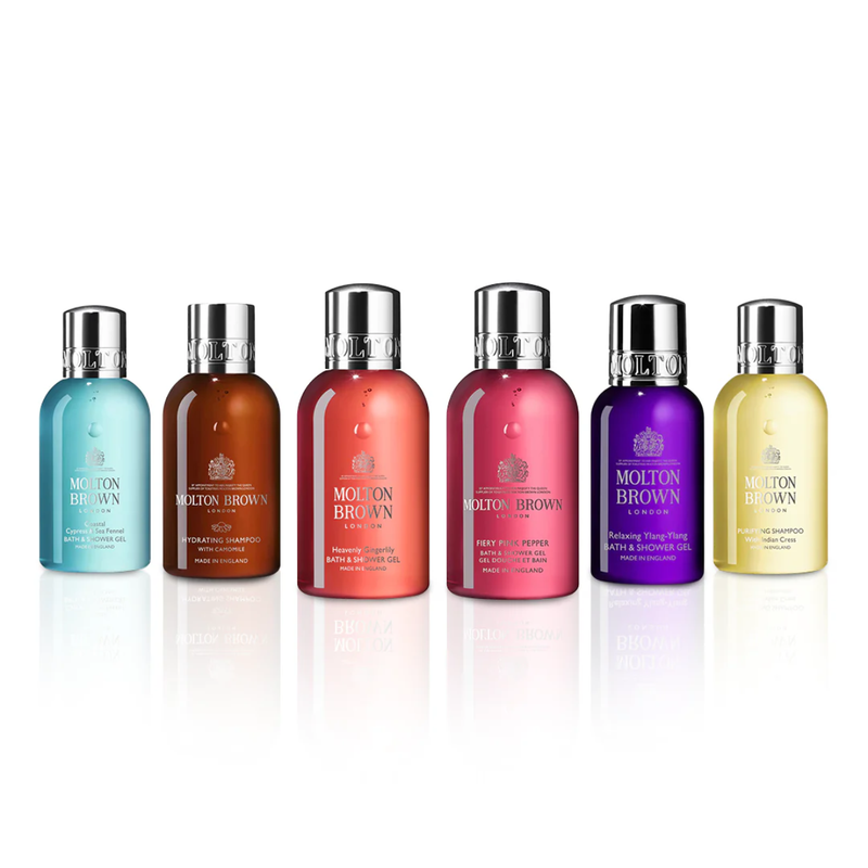 Molton Brown Luxury Bath & Shower Gel Discovery Set – 6 Fragrance Collection (6 x 30ml)