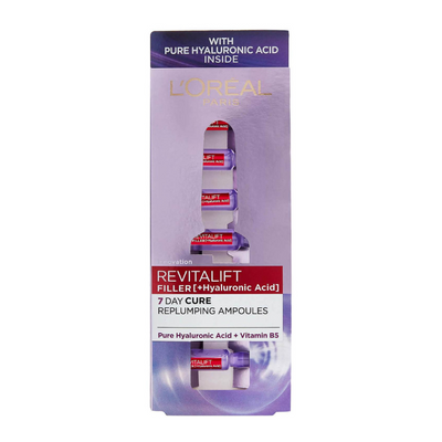 L'Oréal Paris Revitalift Filler Replumping Hyaluronic Acid Ampoules 7 x 1.3ml