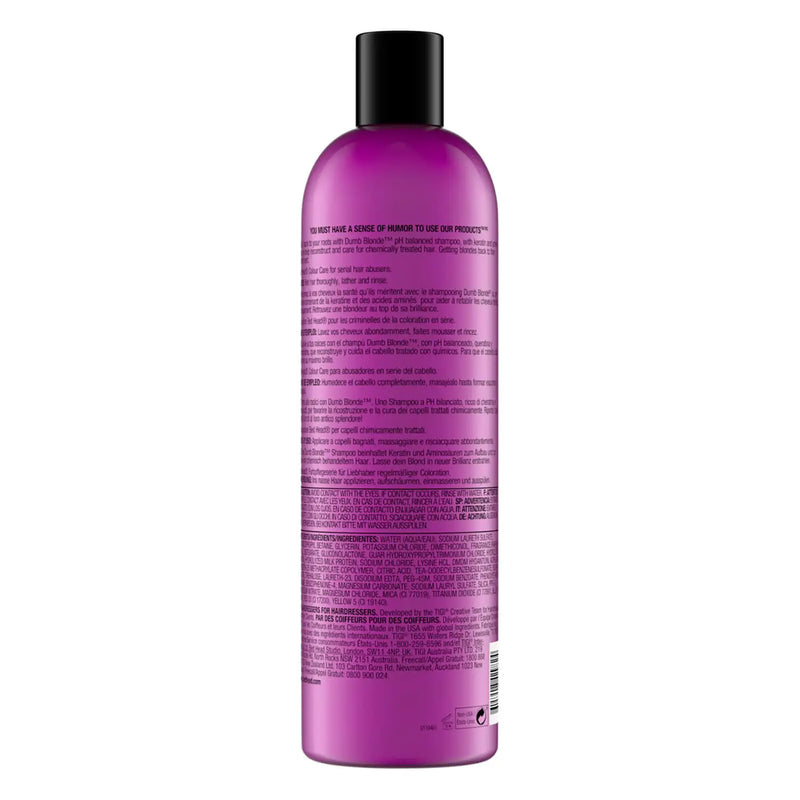 TIGI Bed Head Dumb Blonde Repair Shampoo and Reconstructor for Coloured Hair 2 x 750ml