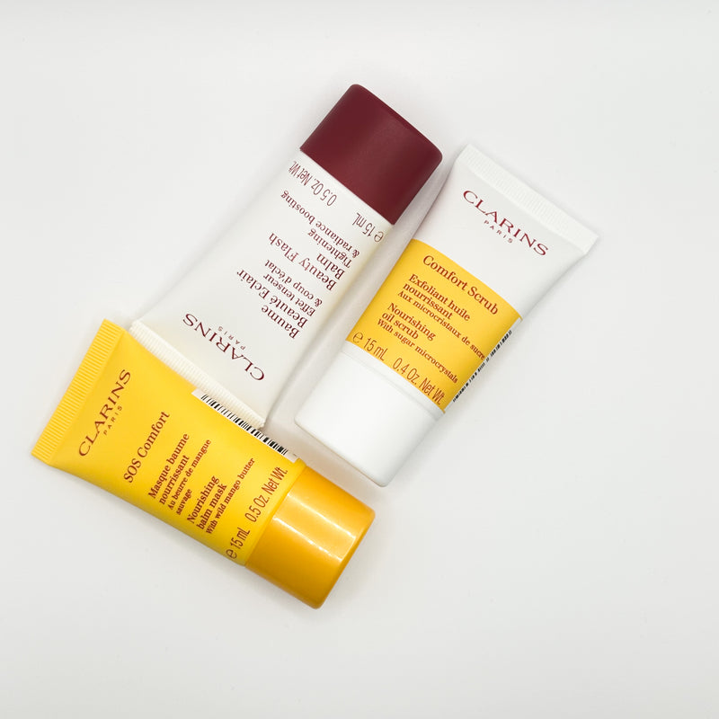 Clarins Ultimate Mini Home Spa Time Collection (Worth £24.00)