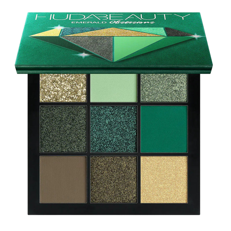 Huda Beauty Emerald Obsessions Eyeshadow Palette 