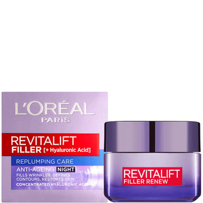 L'Oréal Paris Revitalift Filler Hyaluronic Acid Anti Ageing Night Cream 50ml