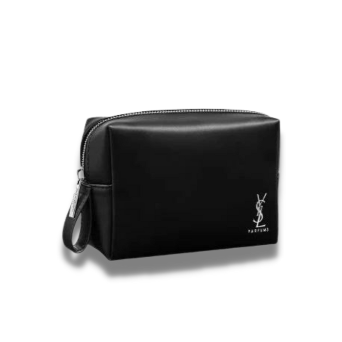 Yves Saint Laurent Black Pouch Toiletry Bag