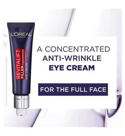 L'Oréal Paris Revitalift Filler [+ Hyaluronic Acid] Eye Cream 30ml