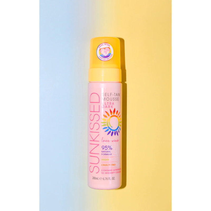 Sunkissed Ultra Dark Mousse Limited Edition Love Wins 200ml